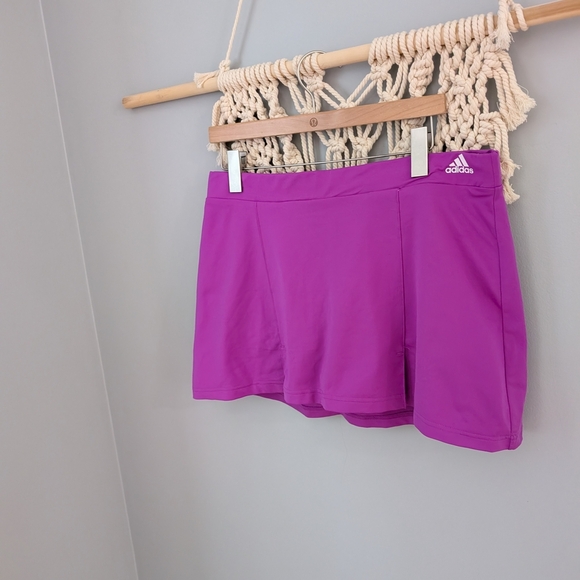 2/$20 adidas Women's Purple Shorts Skort Skirt XL - Picture 1 of 6